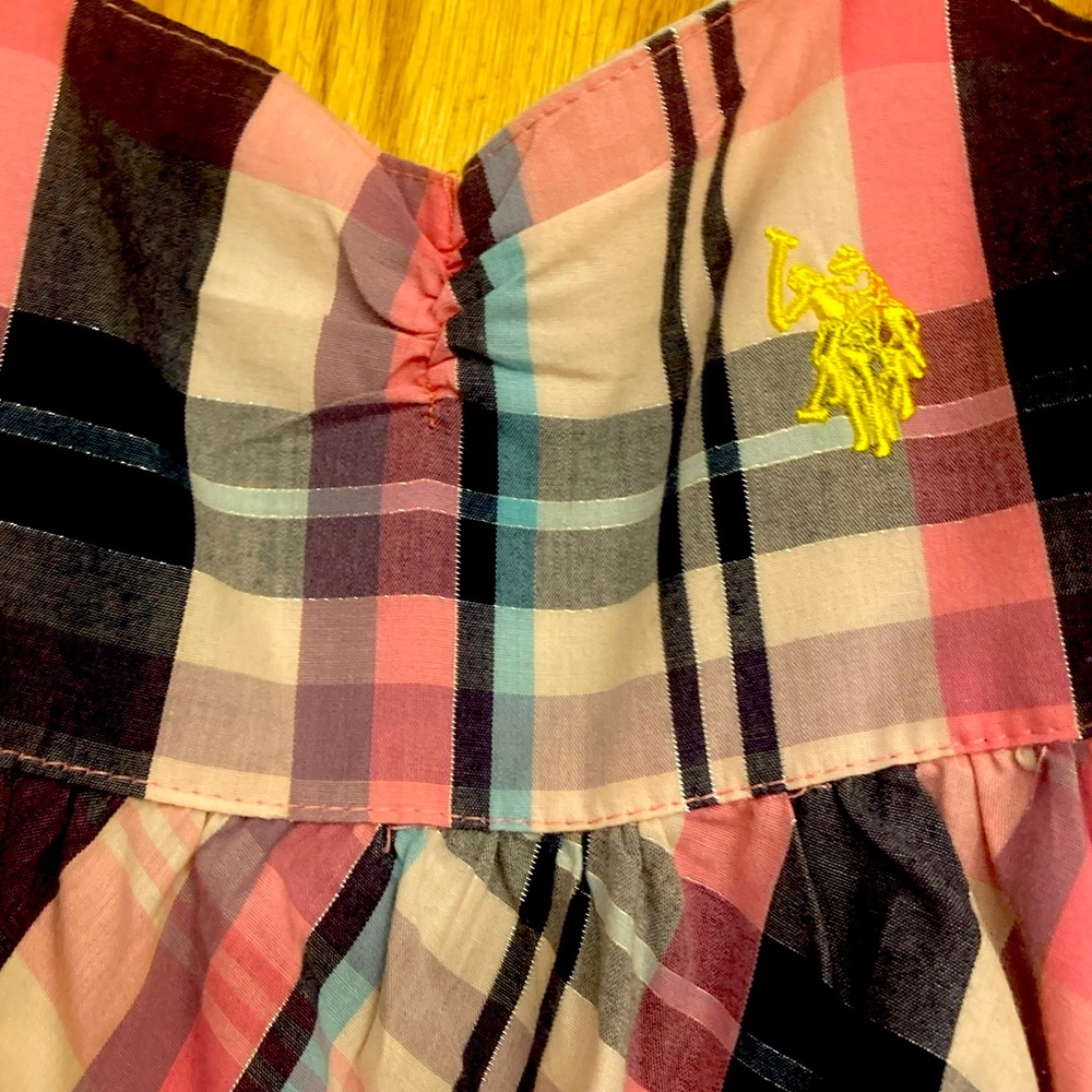 U.S. Polo Assn. Pink and Black Camisole